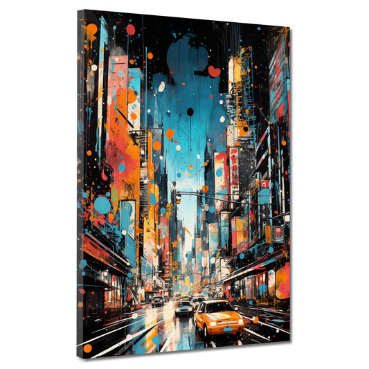 Quadro moderno New York City Painting Style