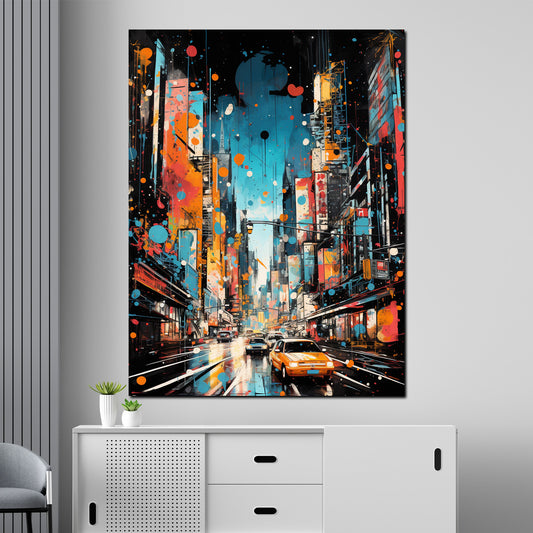 Quadro moderno New York City Painting Style