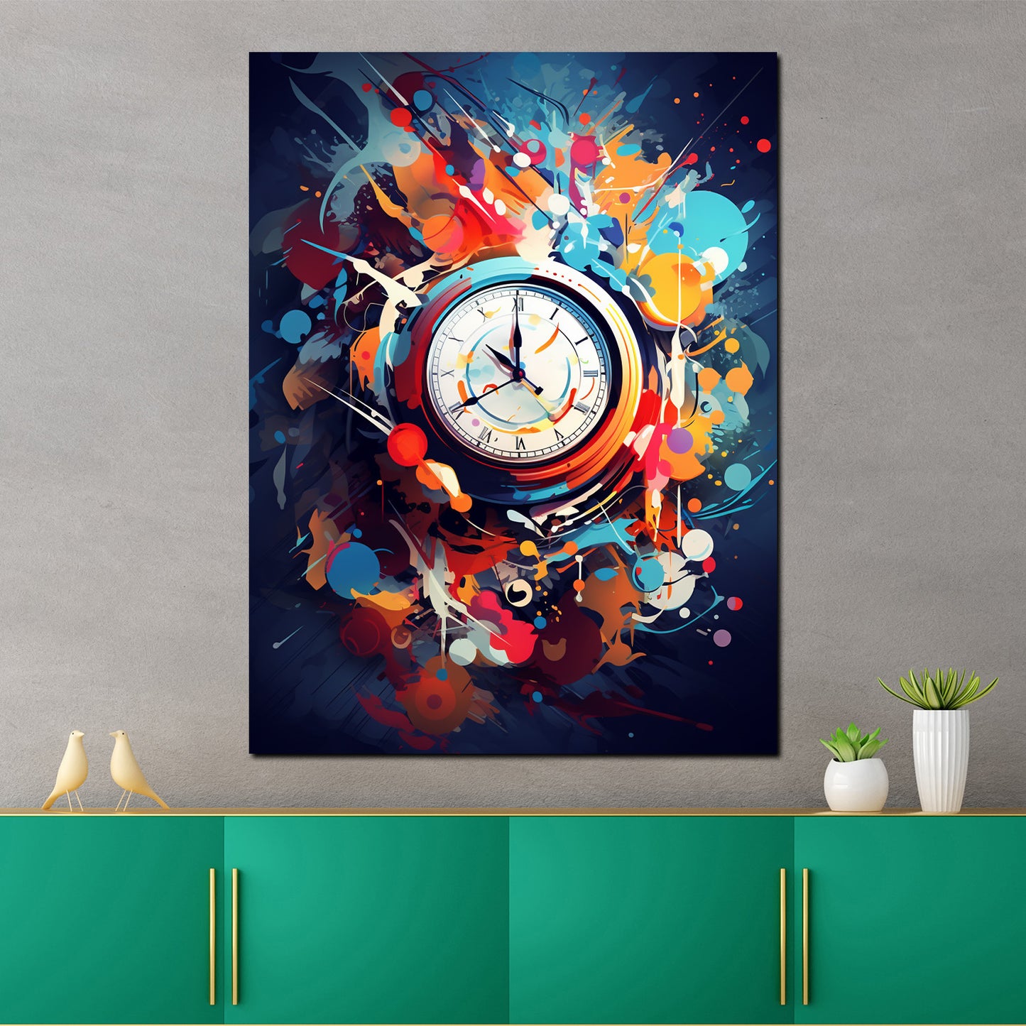 4_3_Vorlage vertikal >> Bilddruck auf Leinwand