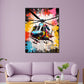 Quadro moderno Pop Art Elicottero