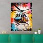 Quadro moderno Pop Art Elicottero