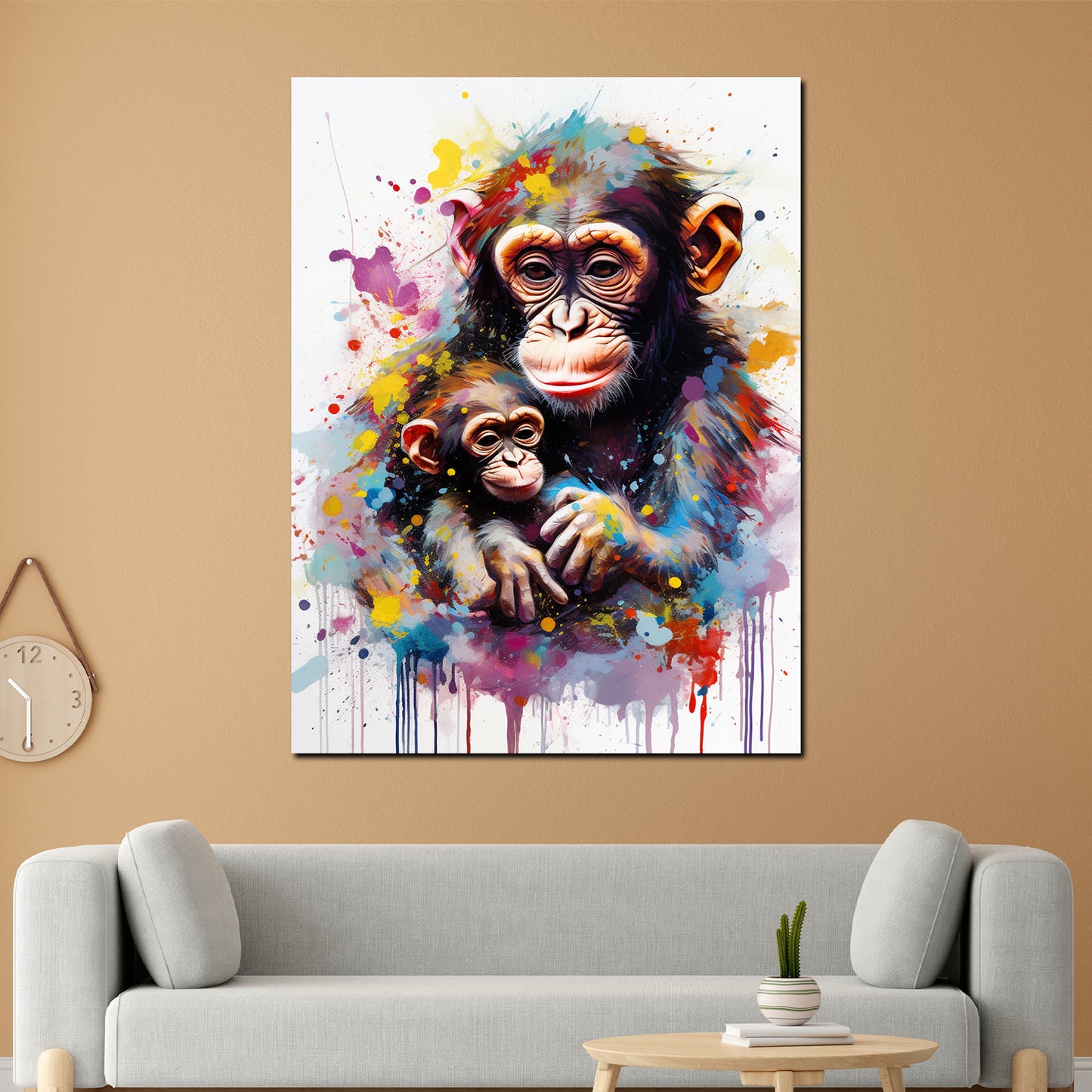 4_3_Vorlage vertikal >> Bilddruck auf Leinwand