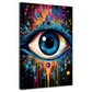 Quadro moderno Pop Art Occhio blu