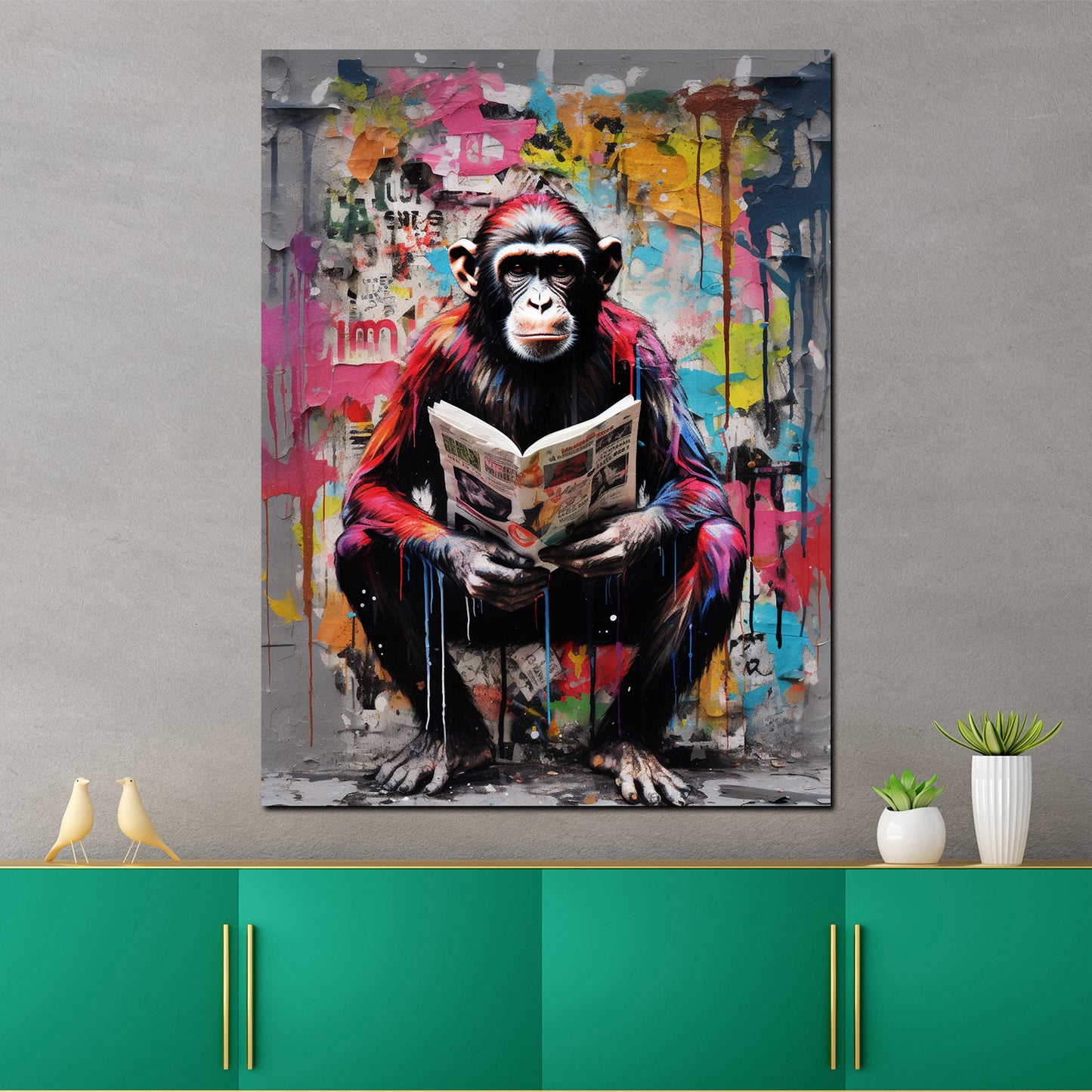 4_3_Vorlage vertikal >> Bilddruck auf Leinwand