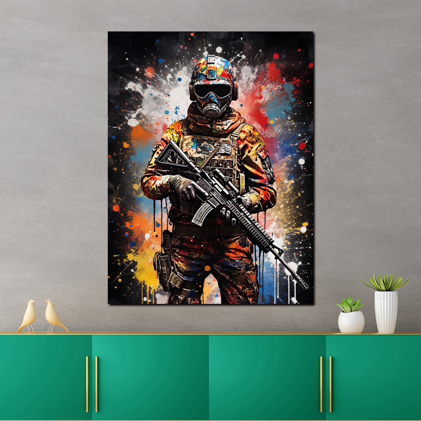 4_3_Vorlage vertikal >> Bilddruck auf Leinwand