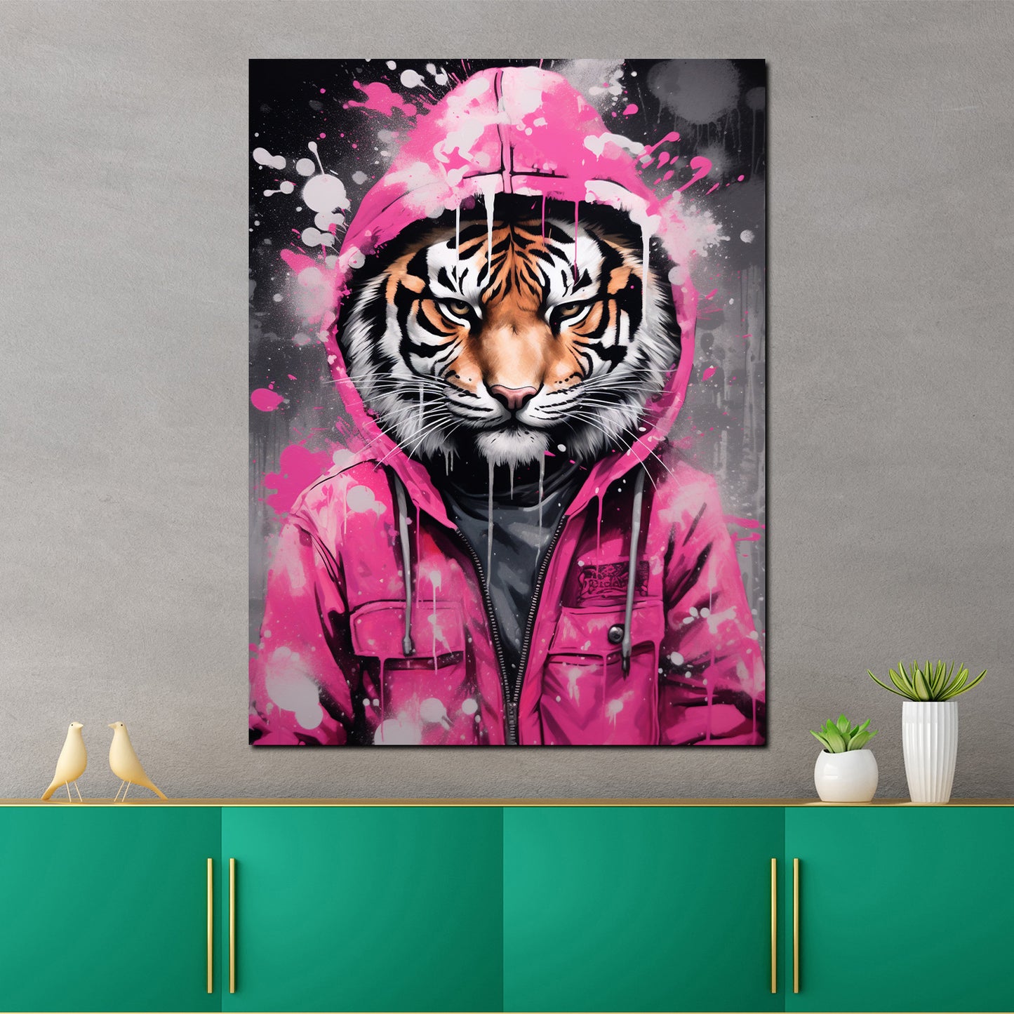 4_3_Vorlage vertikal >> Bilddruck auf Leinwand