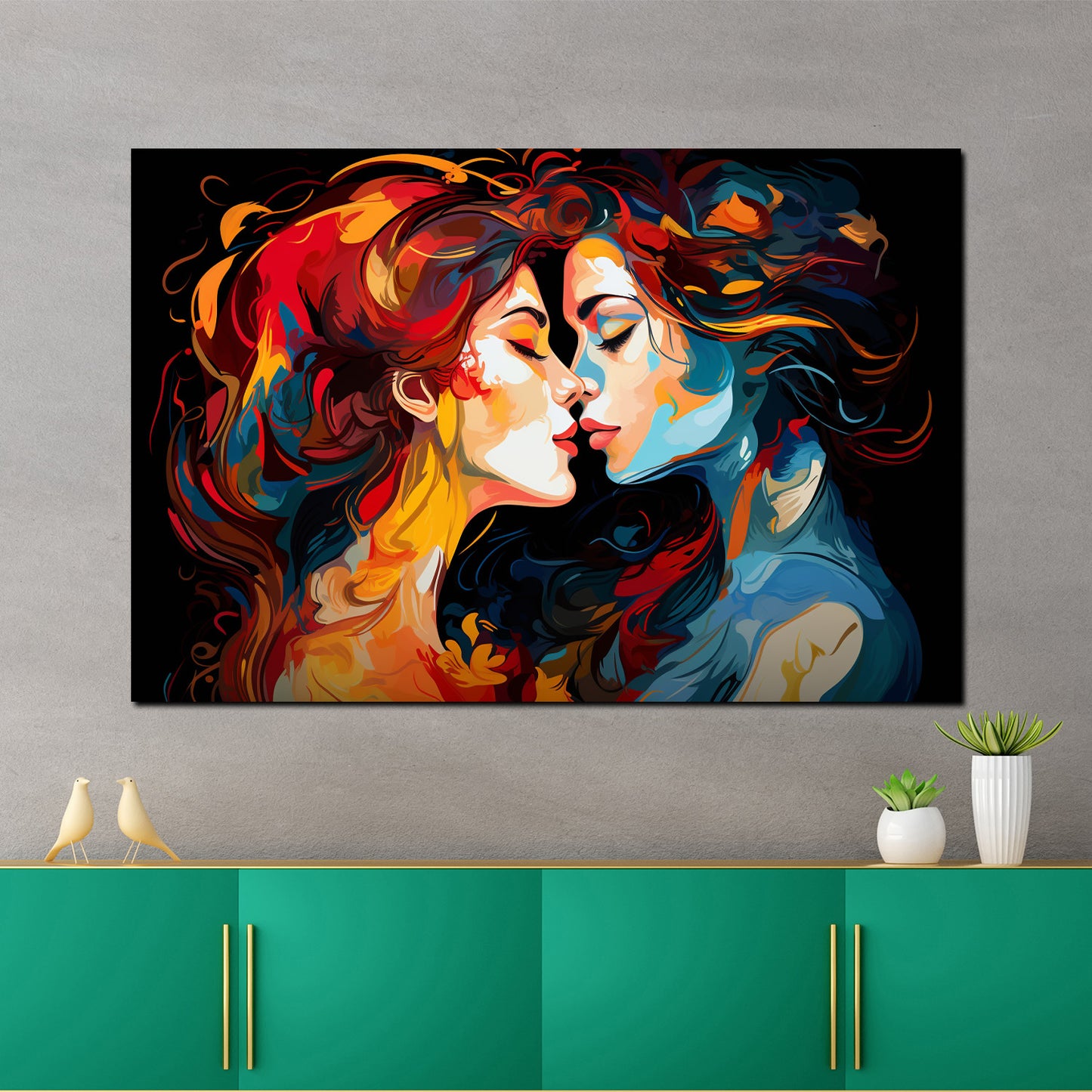 3_2_Vorlage horizontal>> Gemäldedruck auf Leinwand