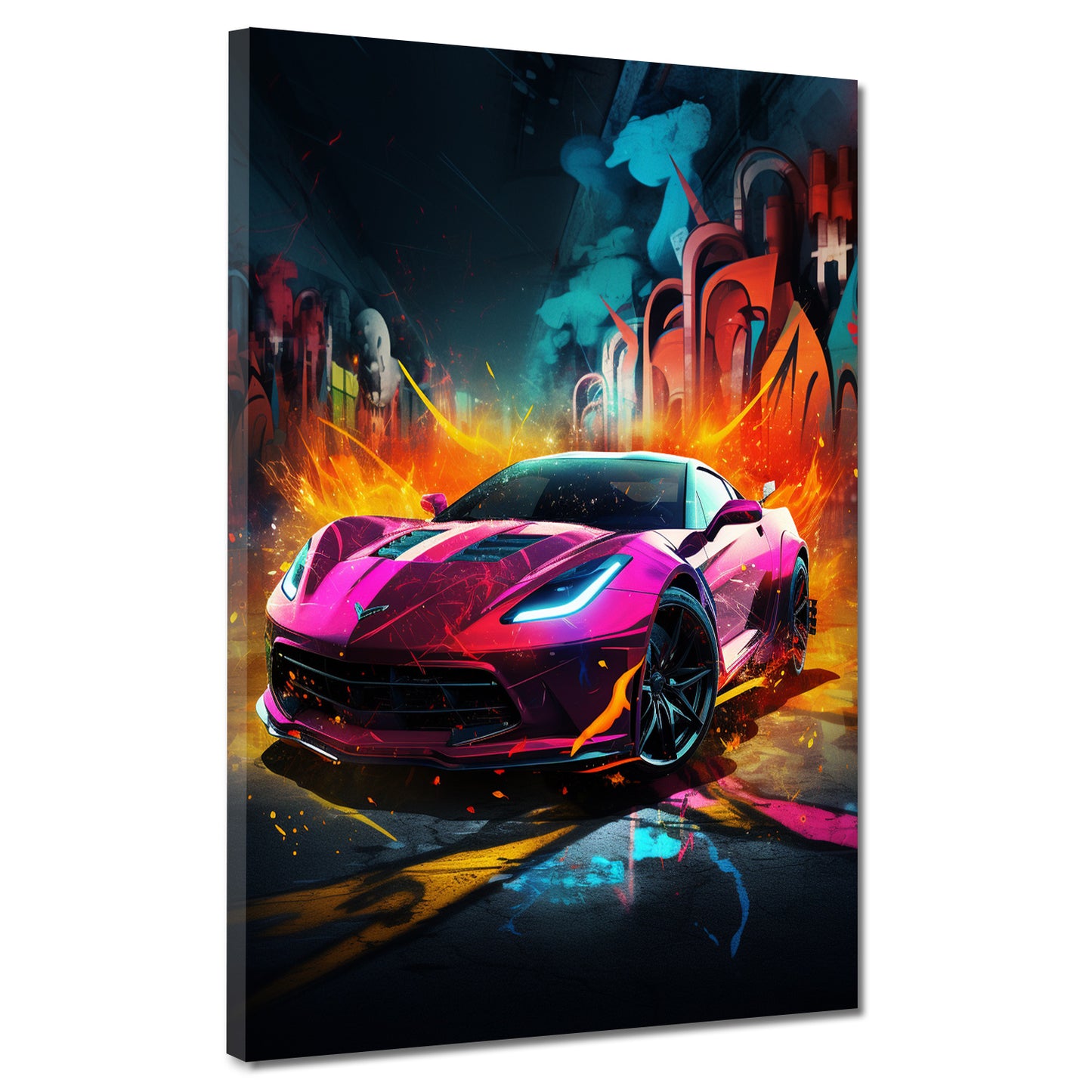 4_3_Vorlage vertikal >> Bilddruck auf Leinwand