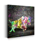 Quadro moderno toro a banconote Graffiti Street Art Style