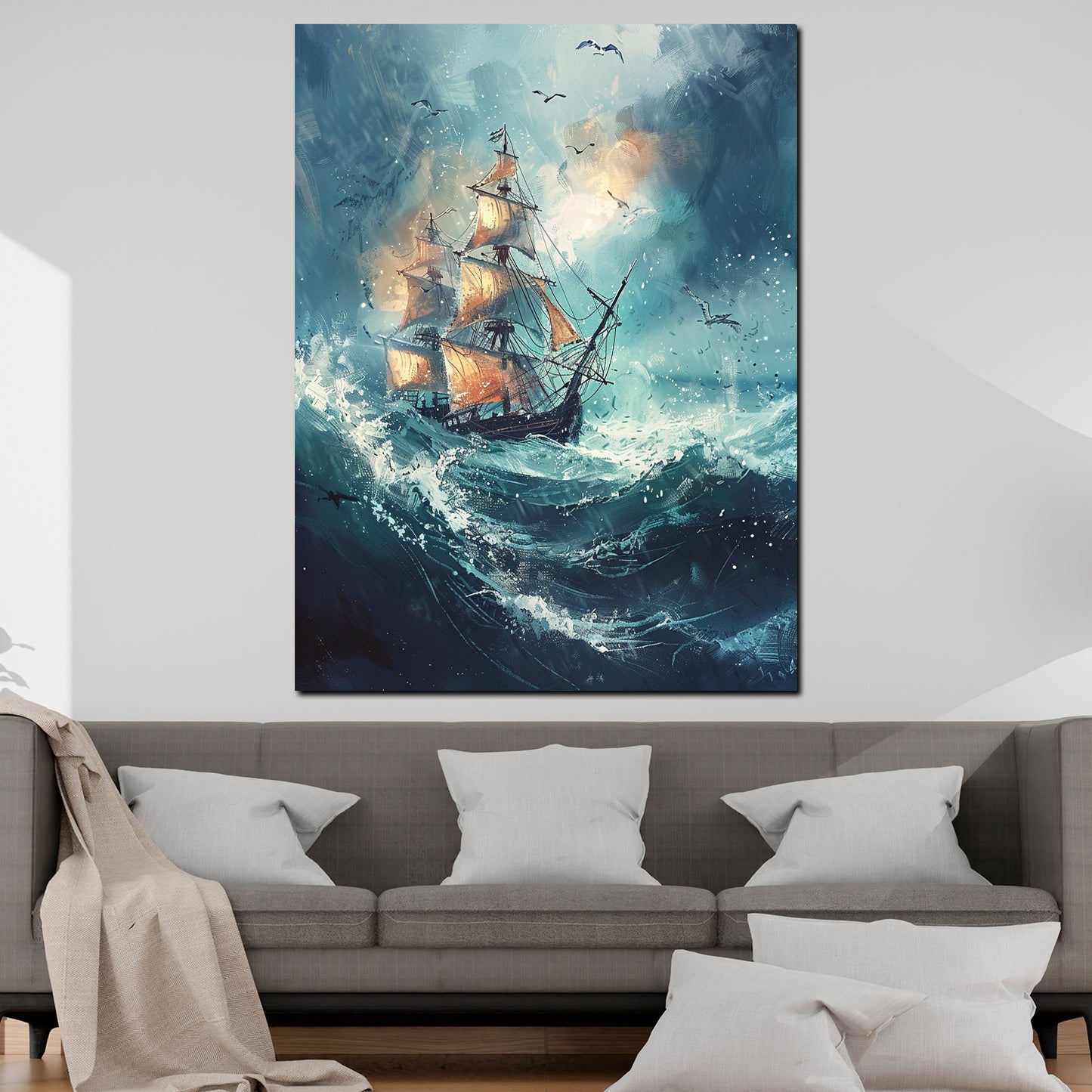 4_3_Vorlage vertikal >> Bilddruck auf Leinwand