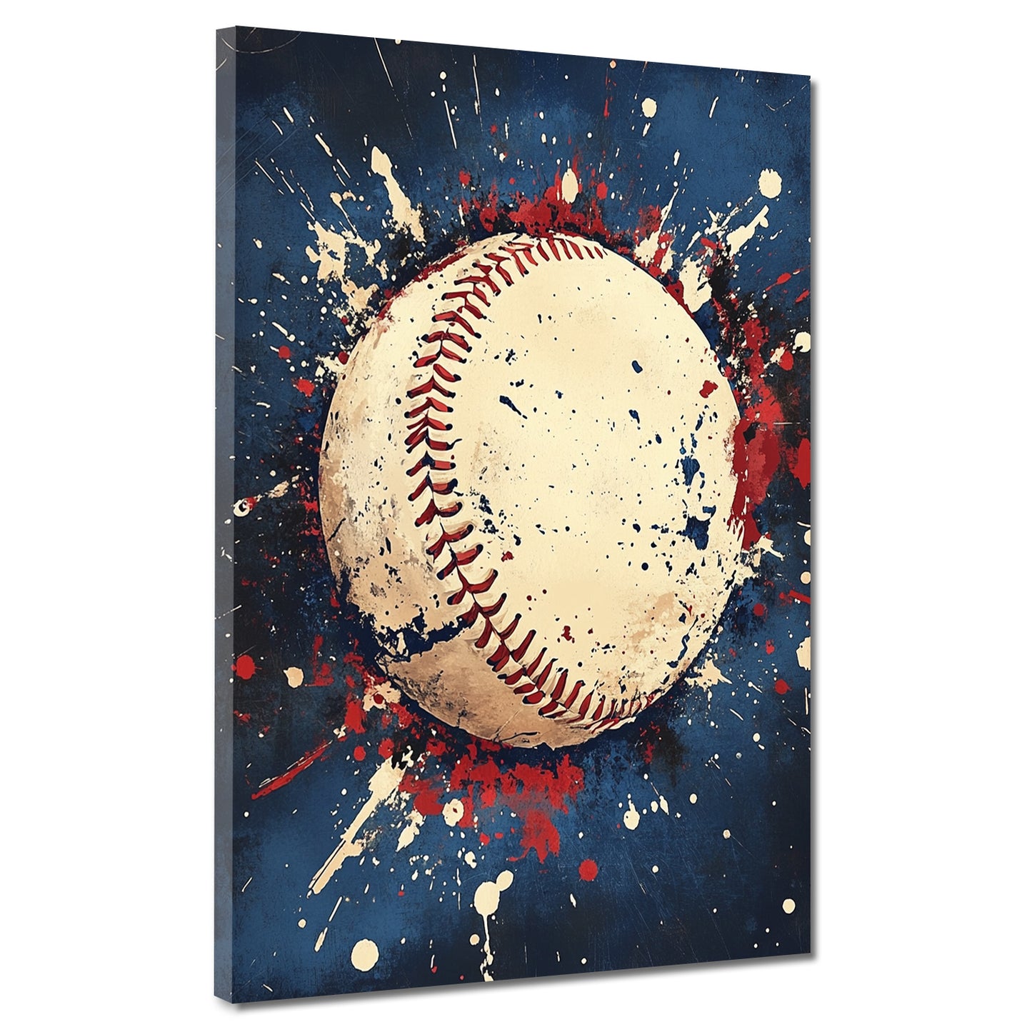 Quadro pop art baseball vintage sport