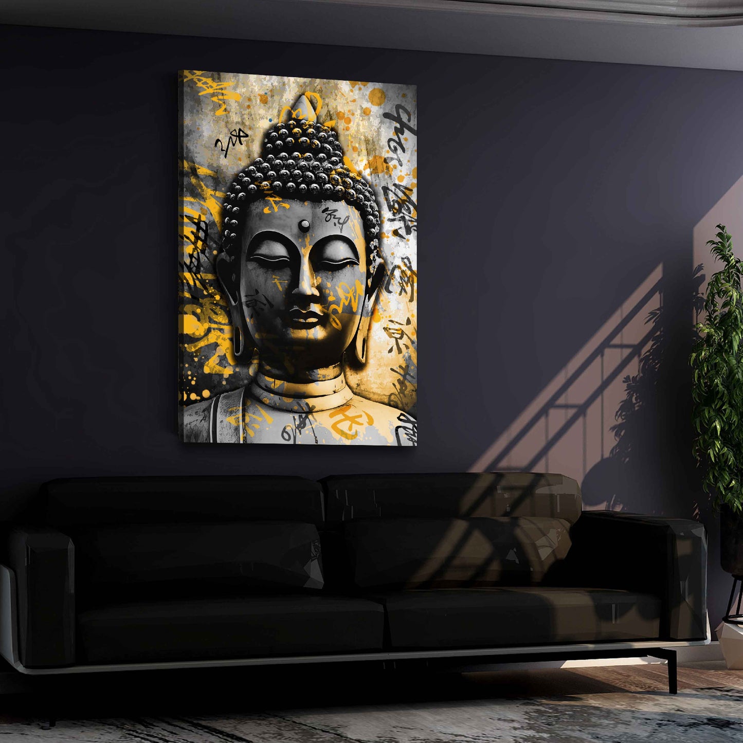 Quadro pop art buddha armonia ispirazione moderno