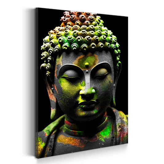 Quadro pop art buddha forza meditazione spiritualità moderno