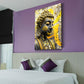 Quadro pop art buddha serenità oro spiritualità moderno
