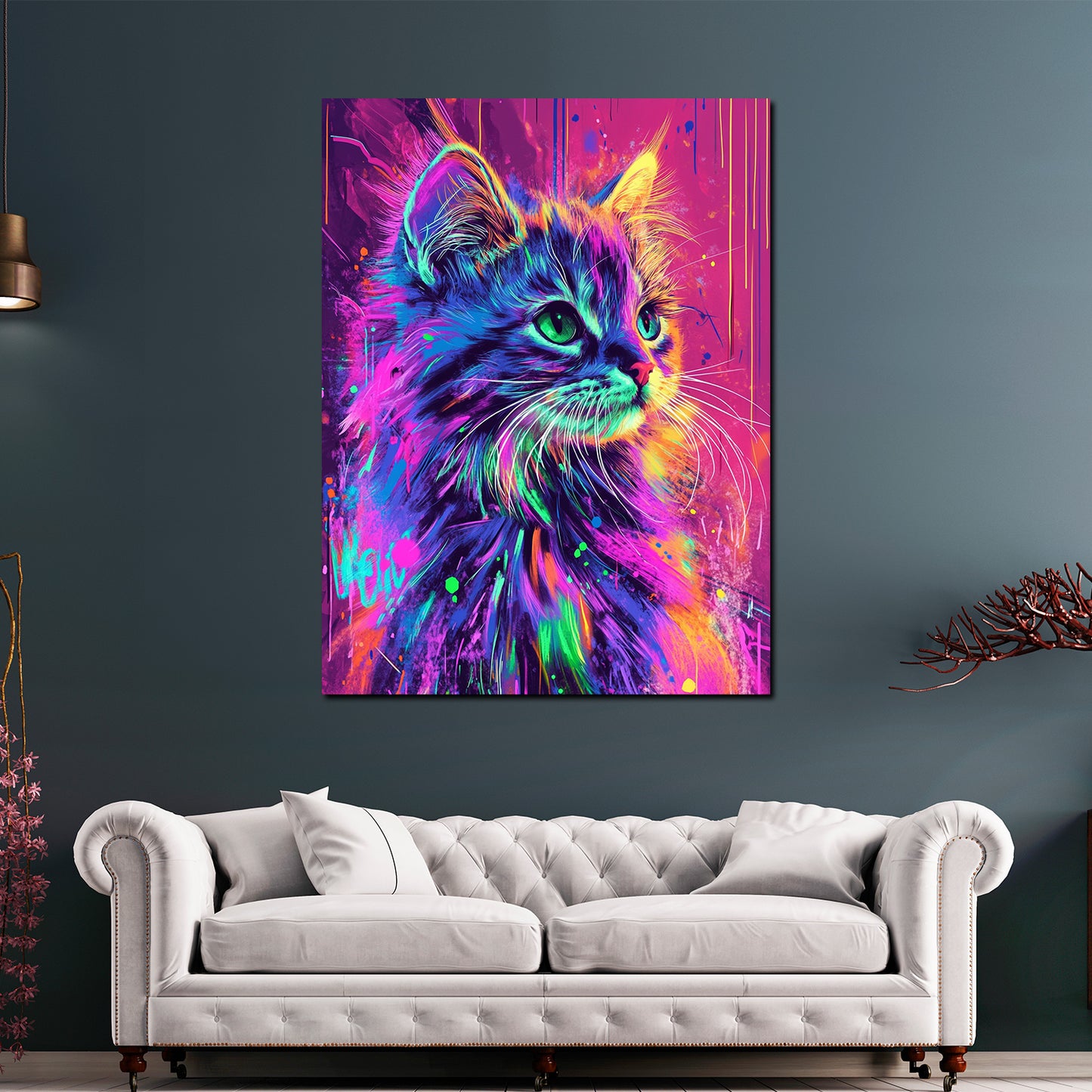 4_3_Vorlage vertikal >> Bilddruck auf Leinwand