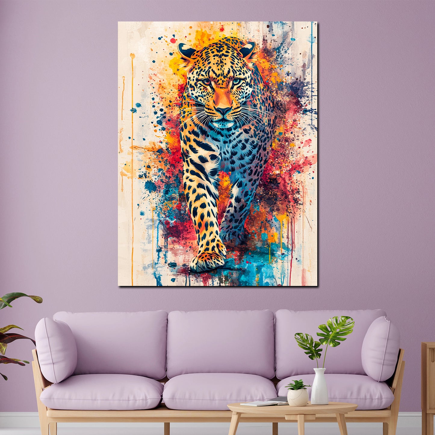 4_3_Vorlage vertikal >> Bilddruck auf Leinwand