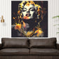 Quadro pop art marylin collana d’oro