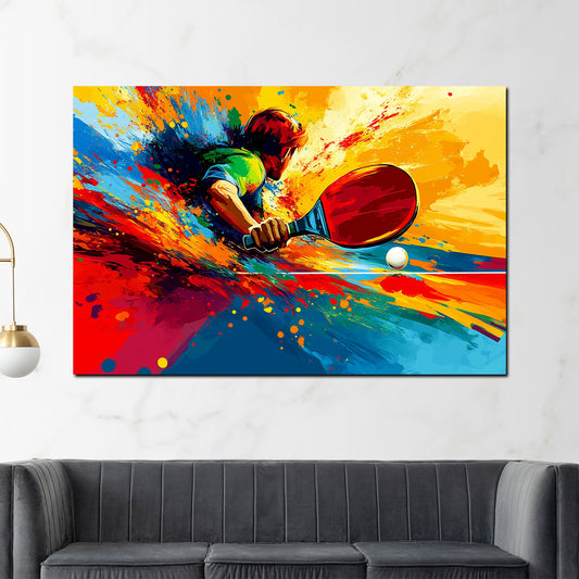 Quadro pop art ping pong