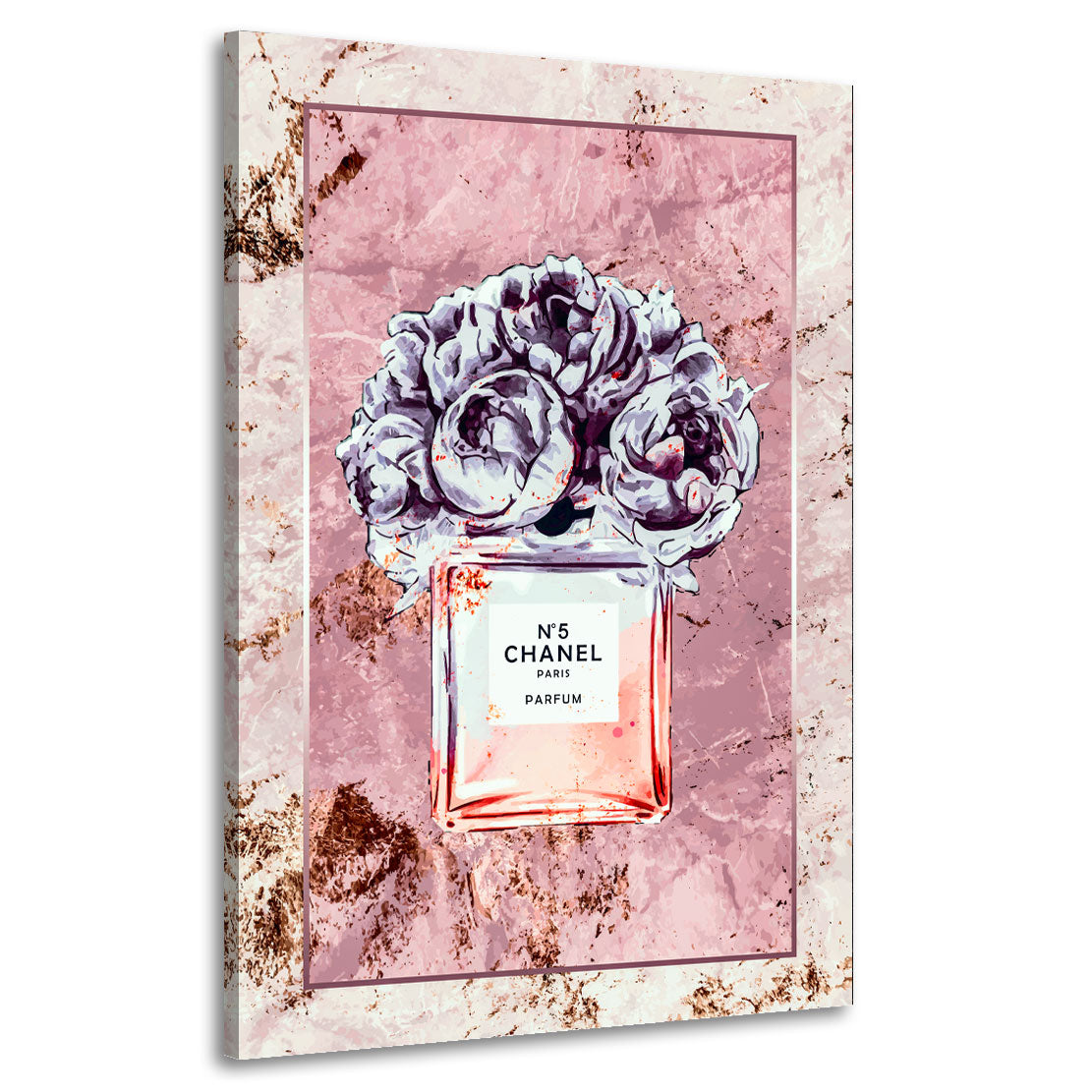 Quadro profumo fiori moderno rosa elegante