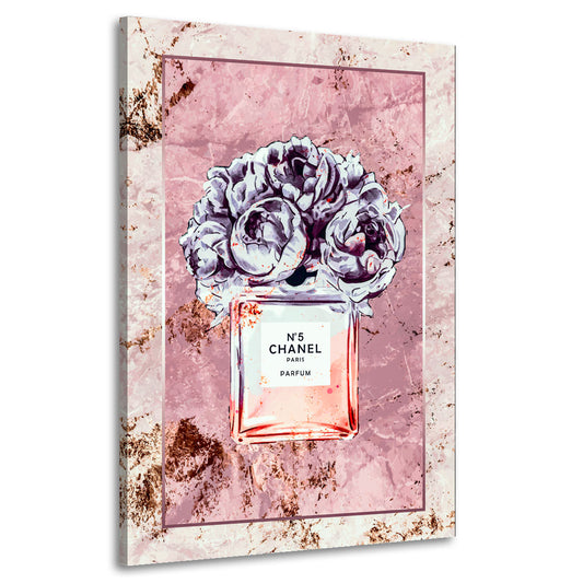 Quadro profumo fiori moderno rosa elegante