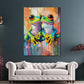Quadro rane pop art colorato amore tropicale
