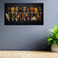 Quadro spezie colorate cucchiaio erbe cucina orientale moderno