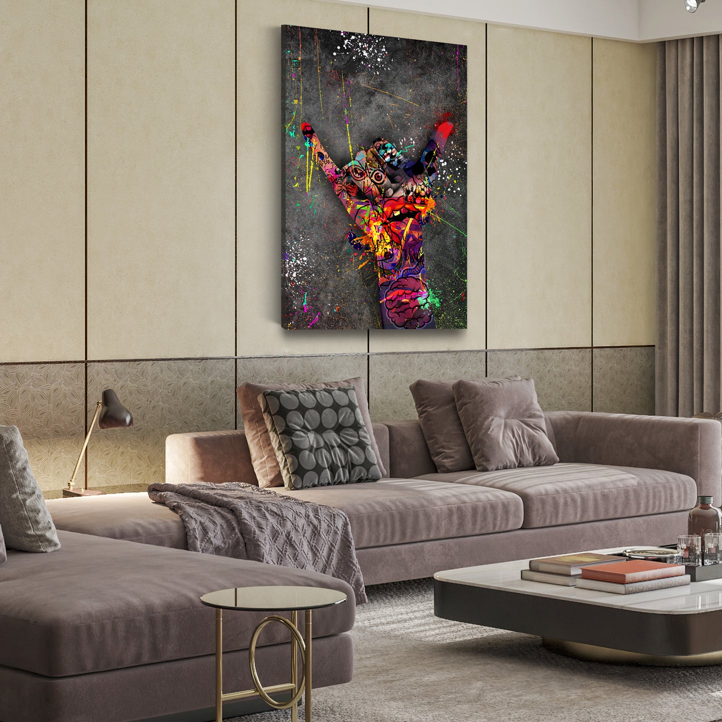 3_2_Vorlage vertikal>> Gemäldedruck auf Leinwand