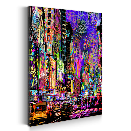 Quadro stampa su tela Graffiti Street Art New York