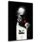 Bilddruck auf Leinwand der Pate Black Edition, Film Mafia