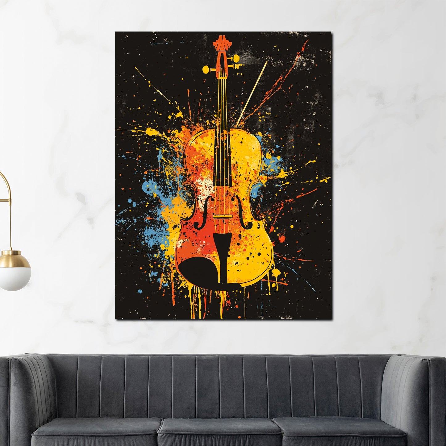 Violino Pop Art musica quadro