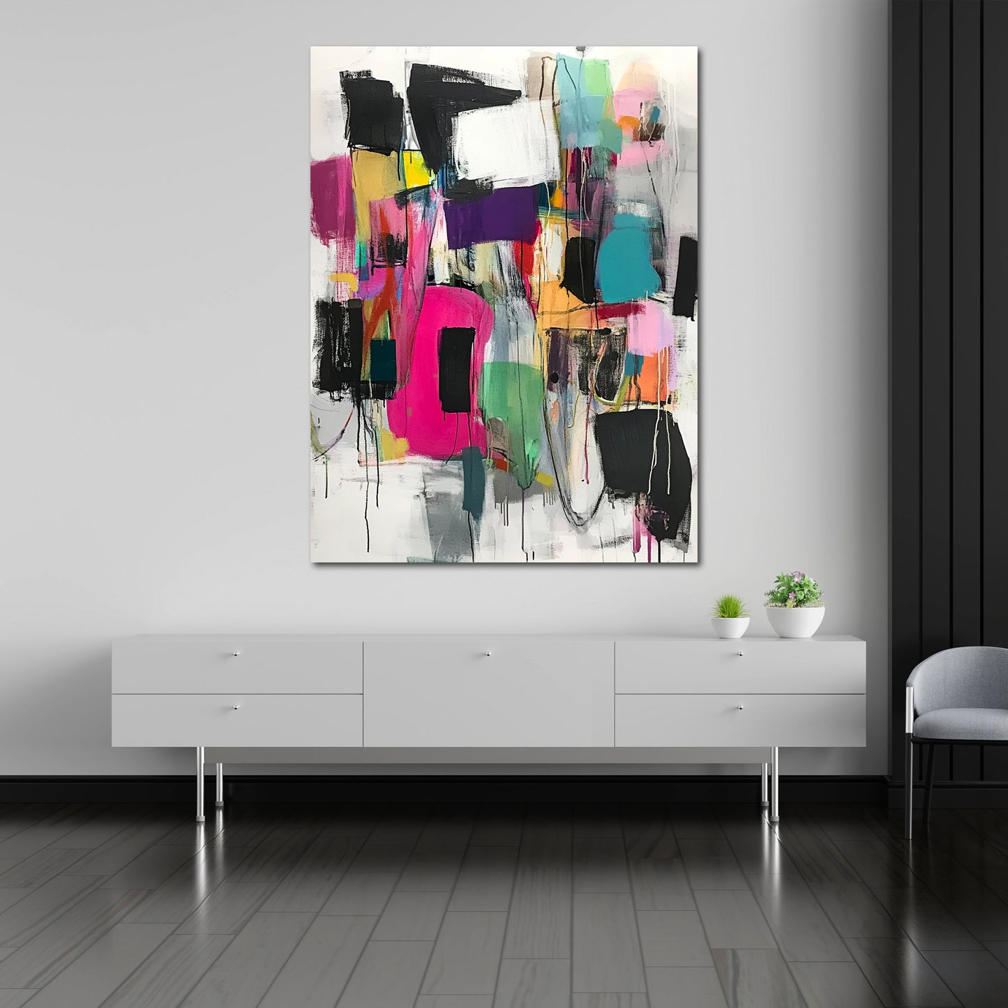 4_3_Vorlage vertikal >> Bilddruck auf Leinwand