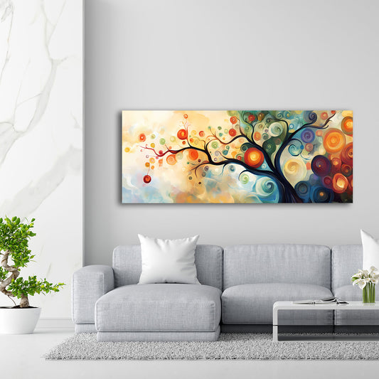 Albero della vita astratto colorato arte quadro