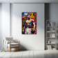 Ali quadro graffiti pop art ambientato