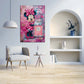 Arte pop Topilina profumo rosa fashion quadro