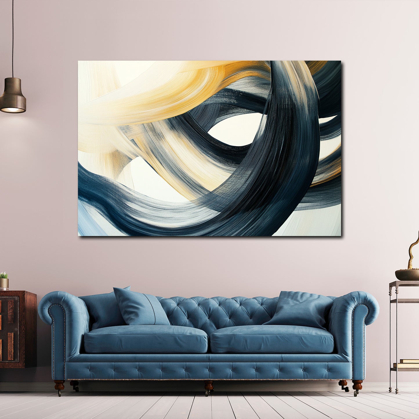 Astratto tratti di pennello su sfondo chiaro quadro