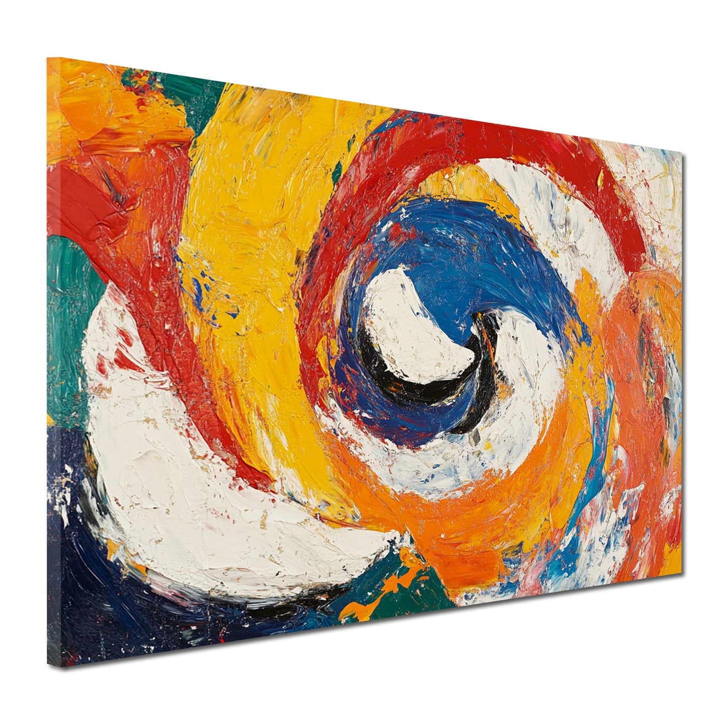 Astratto vortice di colori quadro