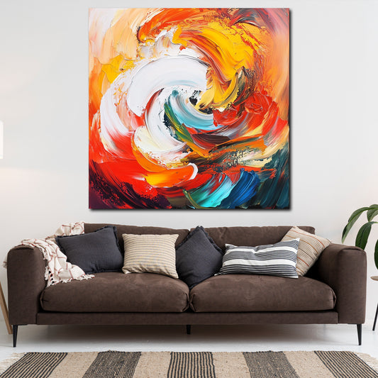 Astratto movimento circolare quadro