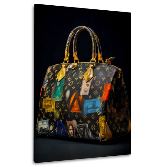 Borsa di lusso graffiti con effetto visivo unico quadro