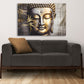 Buddha dorato arte zen meditazione quadro