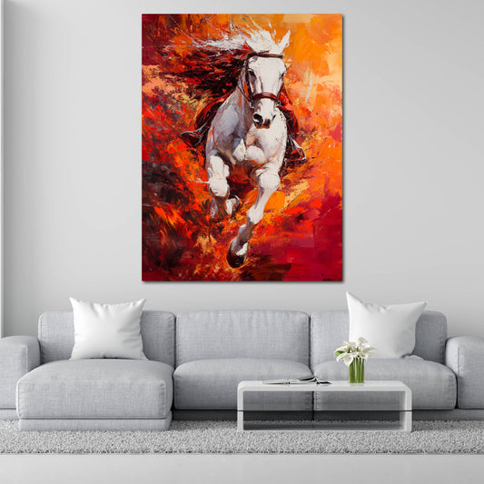 Cavallo bianco energia quadro