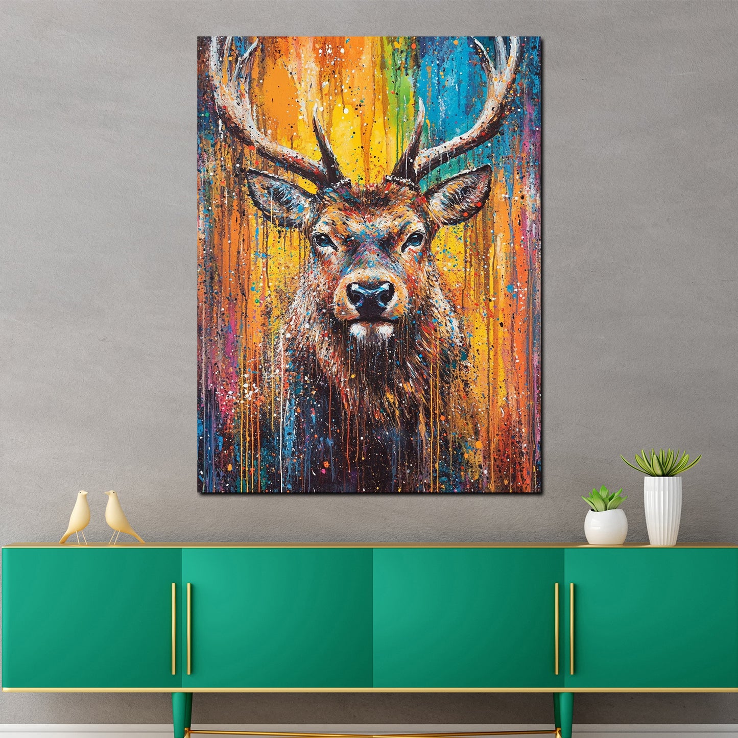 4_3_Vorlage vertikal >> Bilddruck auf Leinwand