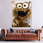 Peluche dorato in stile Pop Art Graffiti Street Art quadro