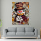 Papero milionario viola stile lusso Hustle Lifestyle Pop Art quadro