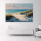 Dune di sabbia e mare nella luce del mattino quadro - vista 3