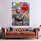 Quadro Einstein Start Pop Art in ufficio