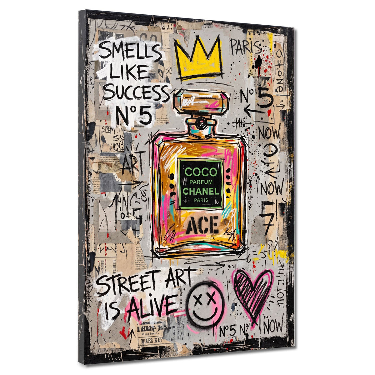 Flacone di profumo Smells Like Success Street Art Graffiti quadro