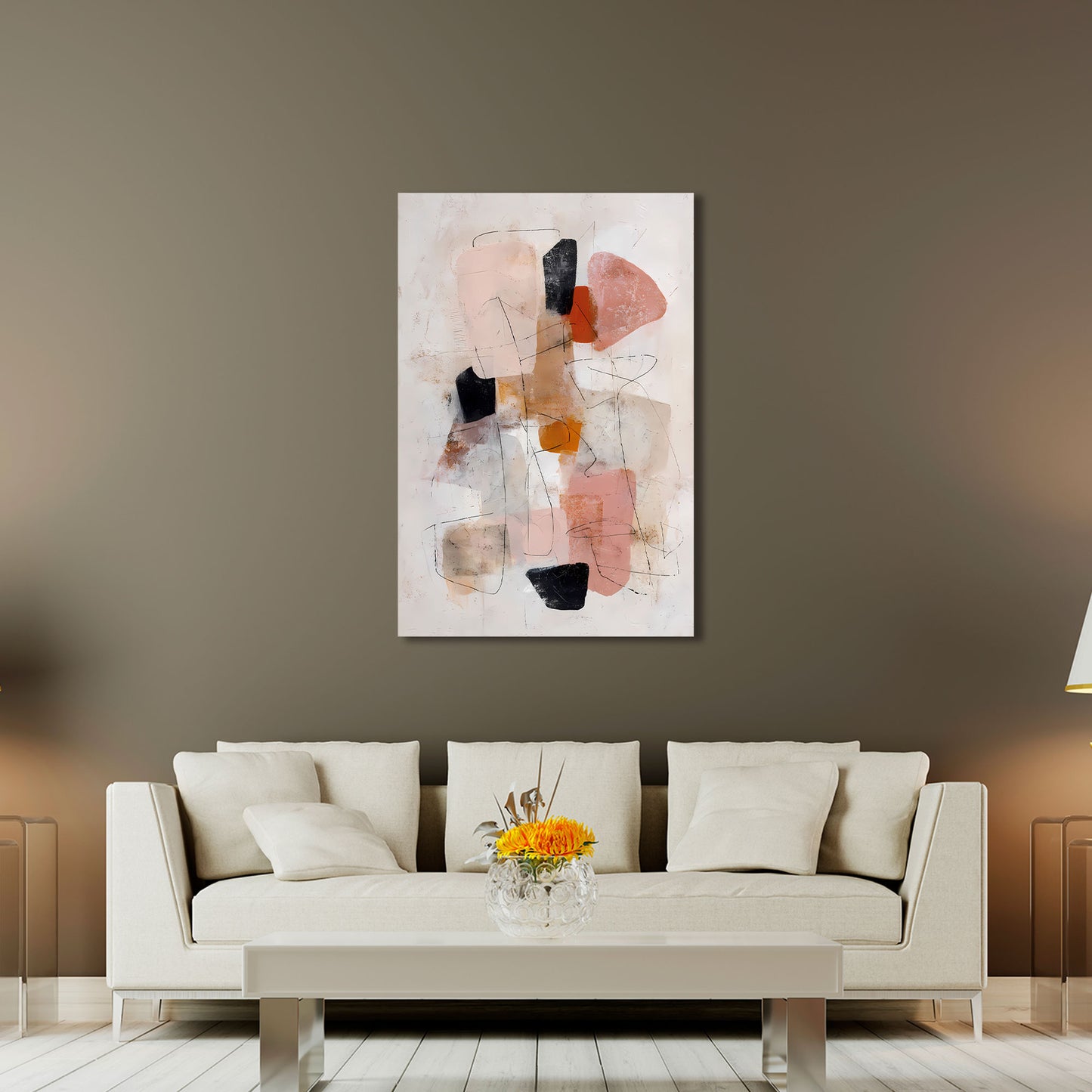 3_2_Vorlage vertikal>> Gemäldedruck auf Leinwand