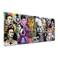 Frida Einstein Audrey Icone Pop Art Graffiti Retro quadro