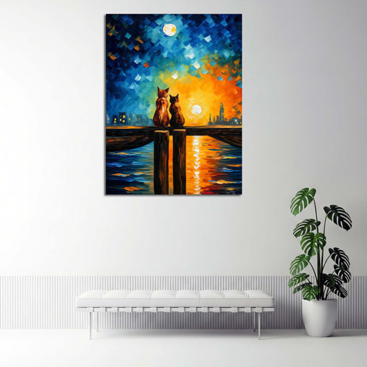 4_3_Vorlage vertikal >> Bilddruck auf Leinwand