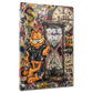 Gatto comic con clessidra Time is Money Pop Art Graffiti quadro
